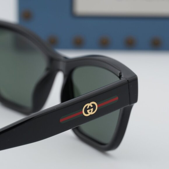 Gucci GG1982S 001 Cat Eye Sunglasses - Black\\Grey